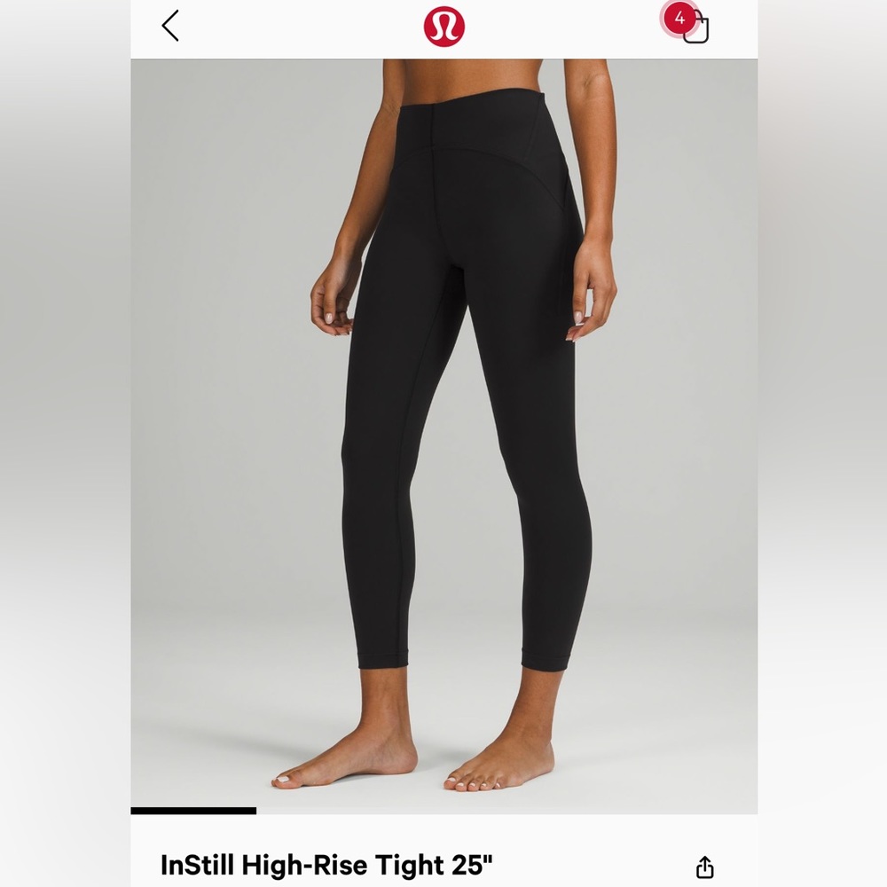 Lululemon InStill High Rise 25"